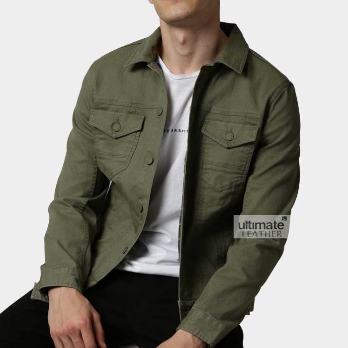 Green jacket mens fashion