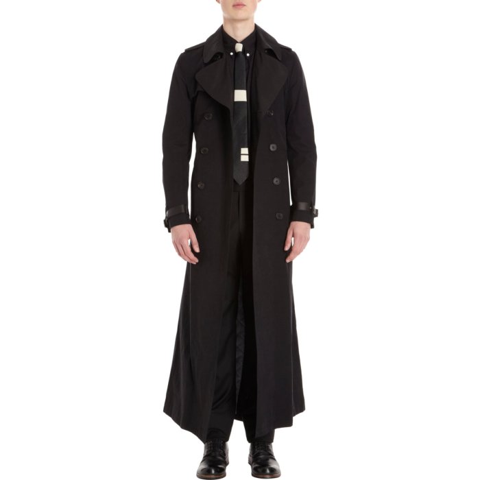 Mens long coat fashion